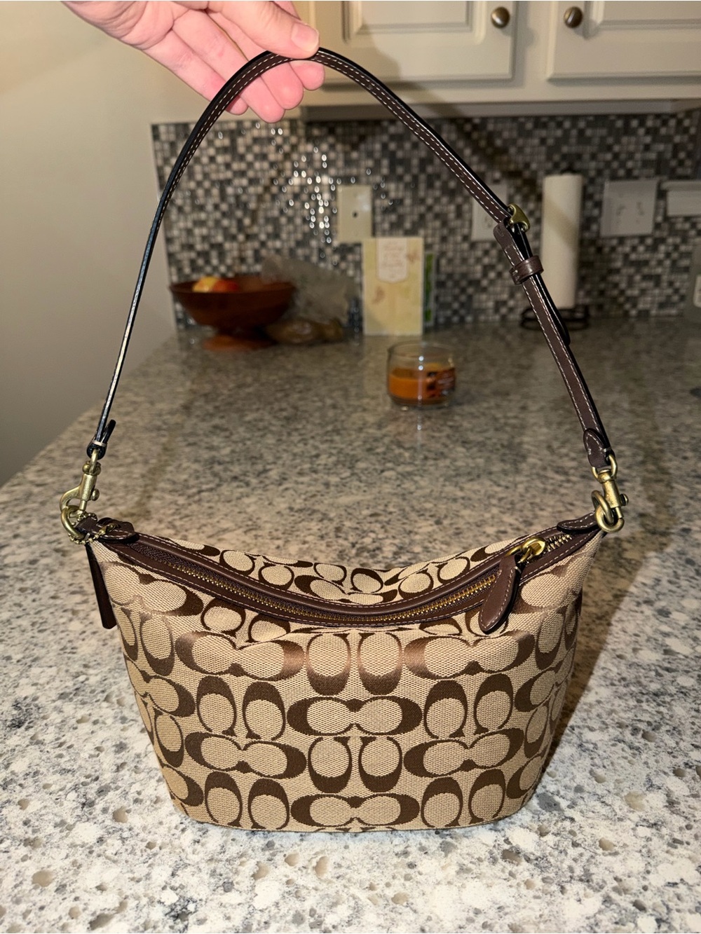 Brand new Coach Demi Bag in Signature Jacquard